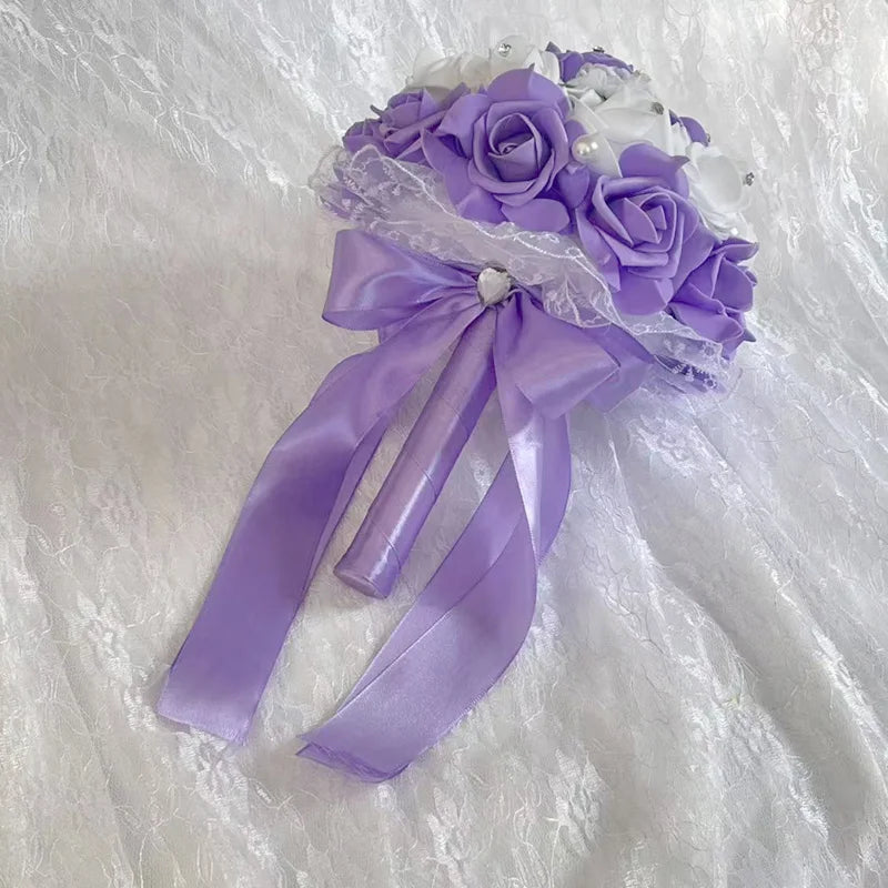 Elegant Wedding Bridal Bouquet, Romantic Floral Design, Perfect for Various Wedding Themes, Essential for Your Special Day!