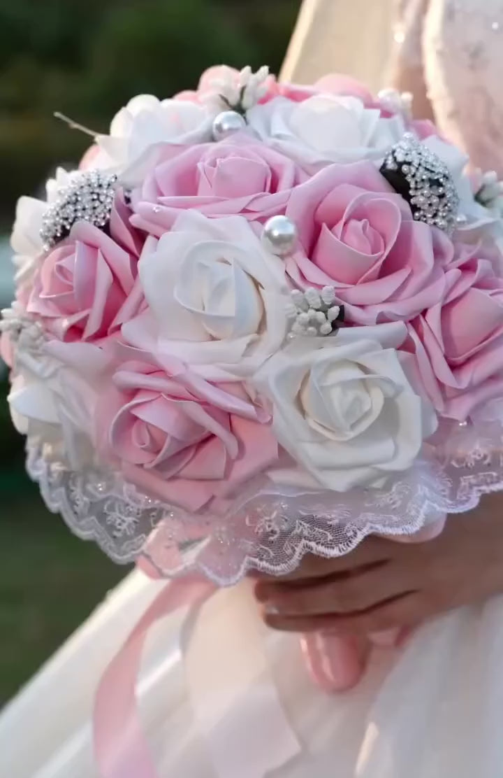 Wedding SuppliesKorean Bouquet of FlowersEuropean and American Creative Simulation Bridal Bouquet Foam Wedding Bouquet Bouquet